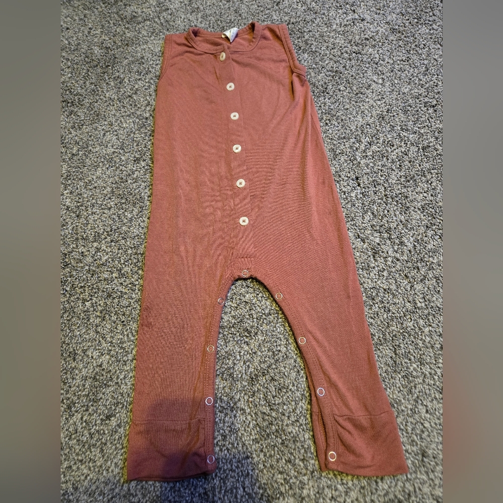 Kate Quinn Rust Romper 12-18 - See Pics